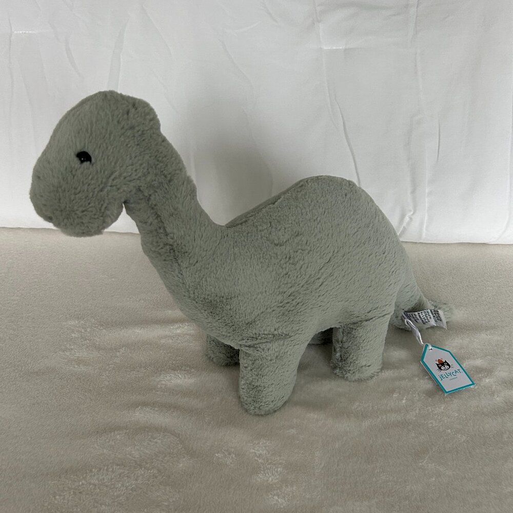 Jellycat Fossilly Brontosaurus (NWT, Retired)